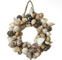 Handmade Real Seashell Christmas Wreath Ornament – Coastal Beach Holiday Decoration