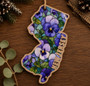 New Jersey State Flower Ornament - Violet