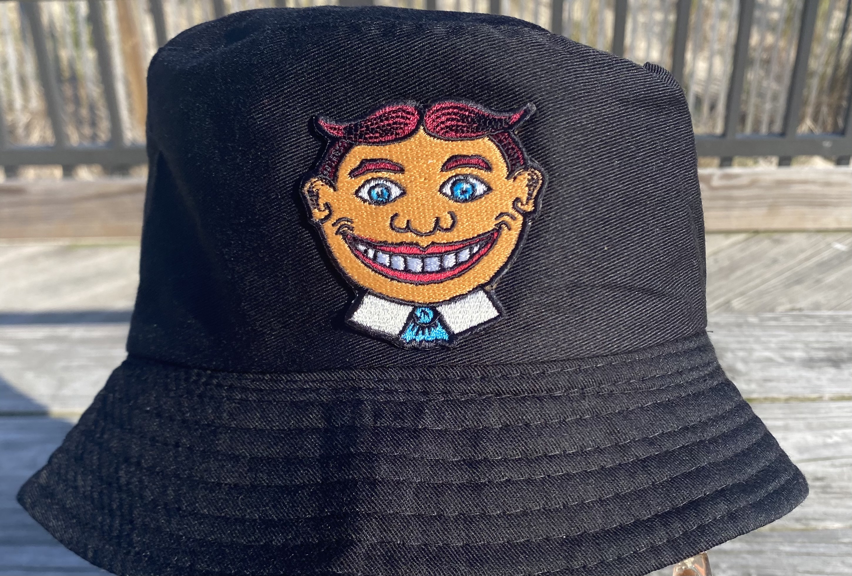Tillie Black Bucket Hat - Jersey4Sure