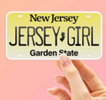 Jersey Girl License Plate Sticker