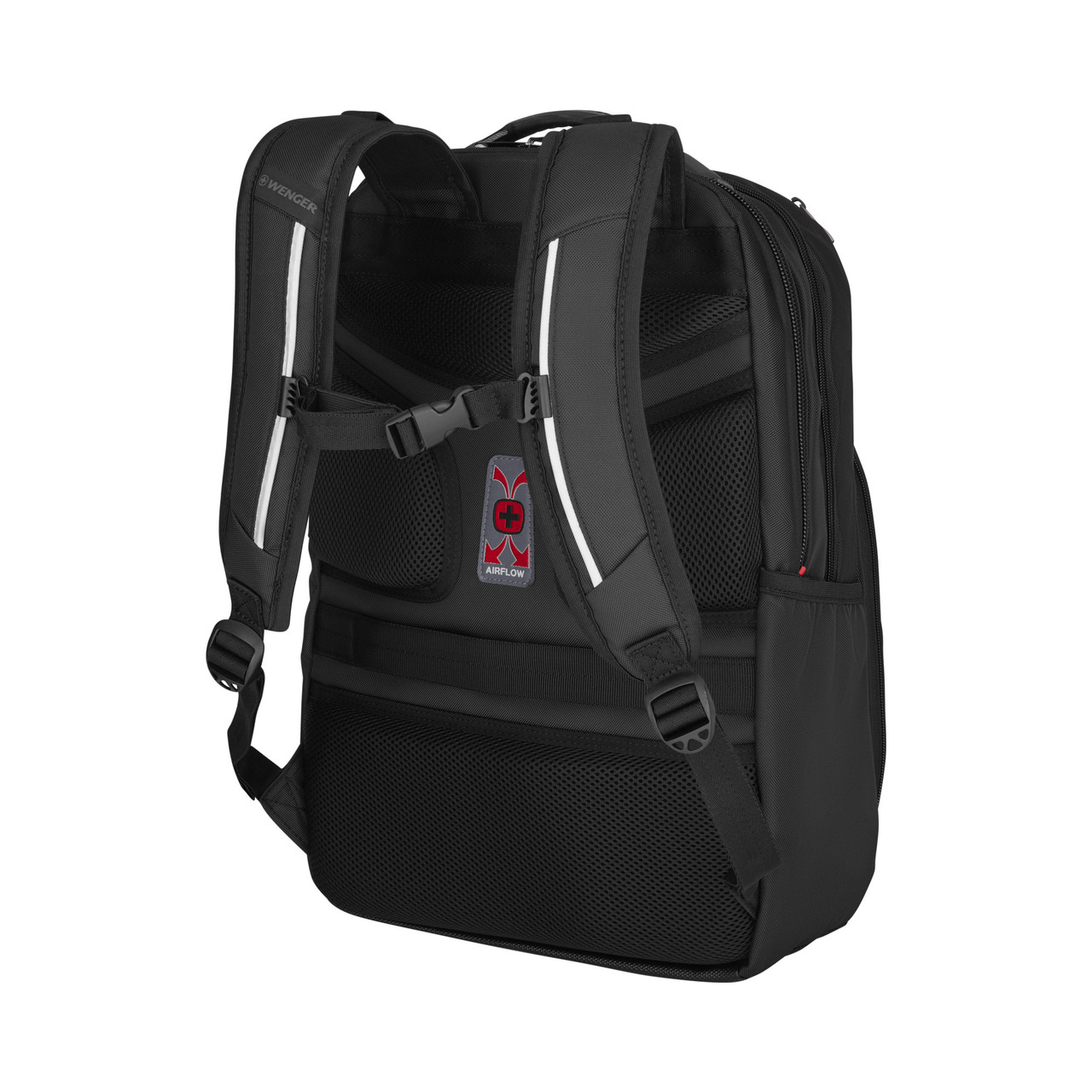 Wenger Cosmic 17 Inch Laptop Backpack - Professional & Student Backpack With Padded Compartment, Black - View #4