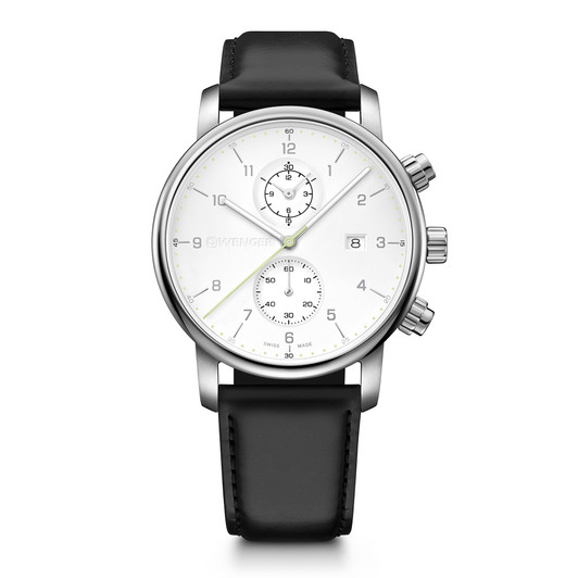 Urban Classic Chrono, 42mm, white, leather Urban Classic Chrono, 42mm, white, leather
