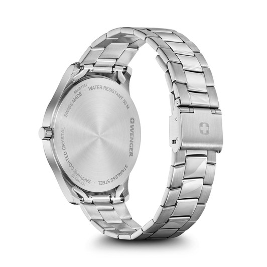 City Sport, Black Dial, Silver Stainless Steel Bracelet City Sport, Black Dial, Silver Stainless Steel Bracelet