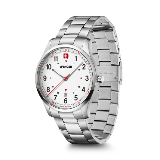 City Sport, White Dial, Silver Stainless Steel Bracelet City Sport, White Dial, Silver Stainless Steel Bracelet