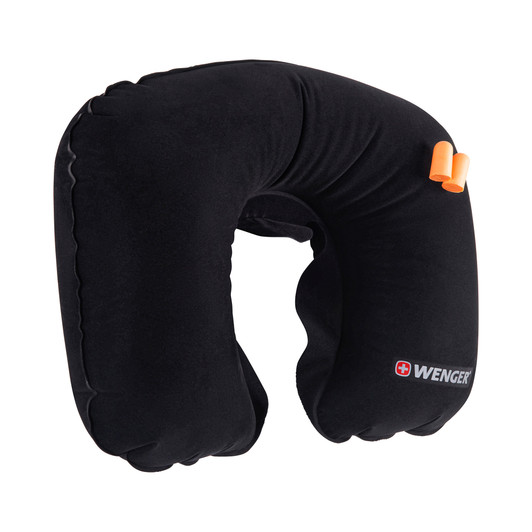 Wenger Inflatable Neck Travel Pillow with Earplugs Wenger Inflatable Neck Travel Pillow with Earplugs