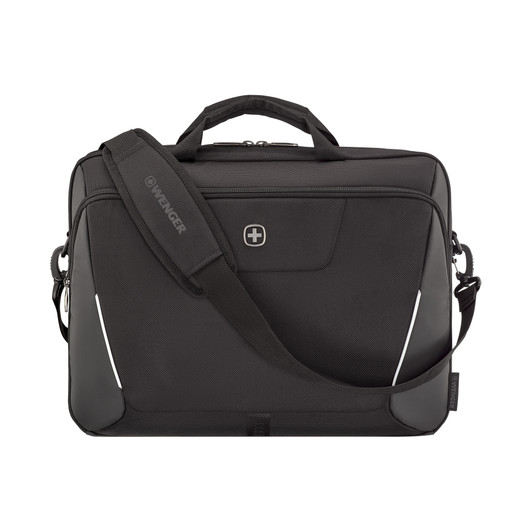 XE Brief 17in Laptop Briefcase with Tablet Pocket Black
