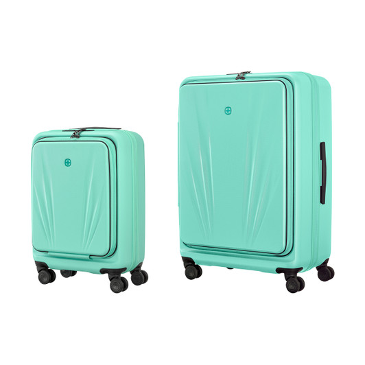 Wenger Skyon 2-Piece Luggage Set (CO & Large) Aqua Wenger Skyon 2-Piece Luggage Set (CO & Large) Aqua