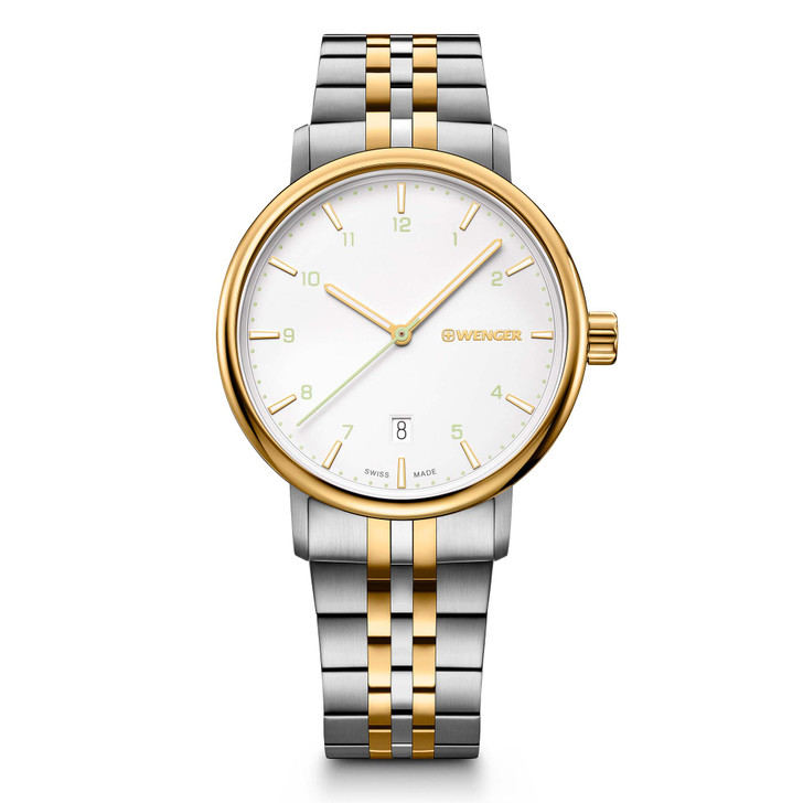 Urban Classic, 40mm, gold-white, stainless steel