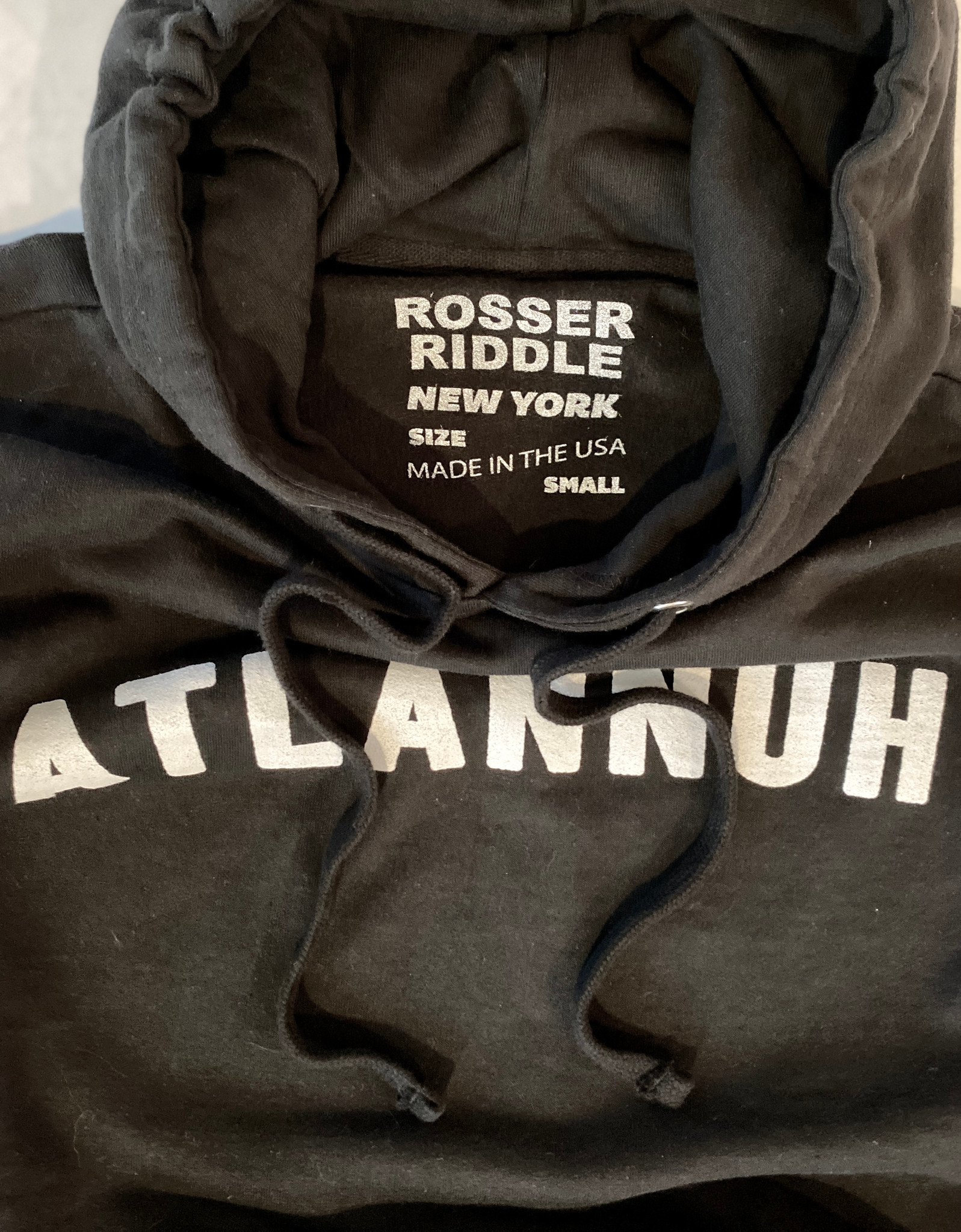 Atlannuh Hoodie, Black, Rosser Riddle