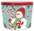 Peppermint Snowman Tin - 2 Gallon