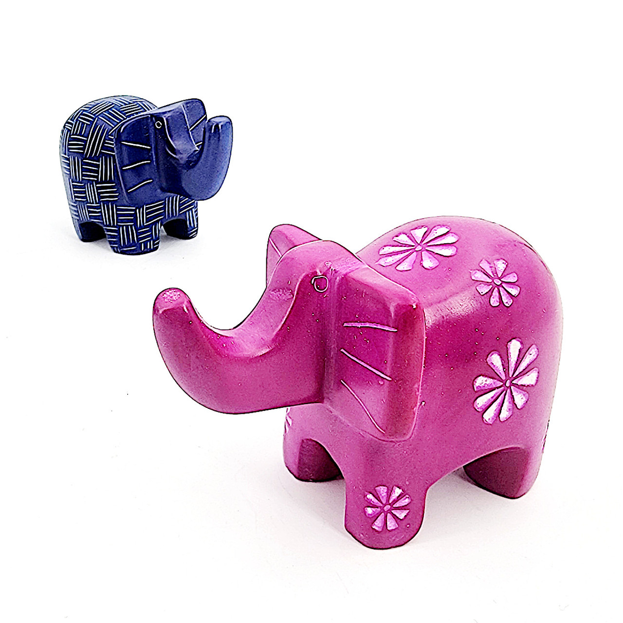 Pink Elephants Salt & Pepper Shaker - The Craft Gallery