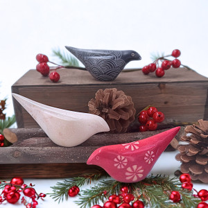 Carved Soap Stone - Calming Birds