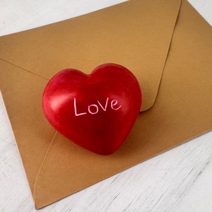 Soapstone Word Hearts