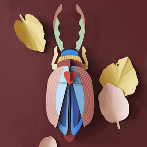 Imperial Beetle 3-D Wall Art