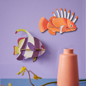 Sea Creatures 3-D Wall Art
