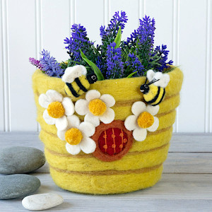 Honey House Felt Pot
