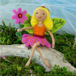 Flower Fairy Ornaments