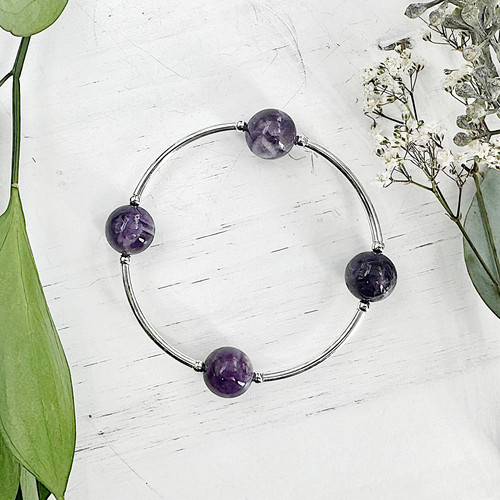 Blessing Bracelet - Amethyst Gemstone Blessing Bracelet - Amethyst Gemstone