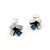 Christophe Poly Aqua Square Earrings