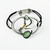 Christophe Poly Light-Green Leather Bracelet