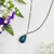 Zara Drop Necklace - Apatite Gemstone
