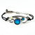 Christophe Poly Bracelet - Aqua Swirl