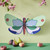 Mint Forest Butterfly 3-D Wall Art