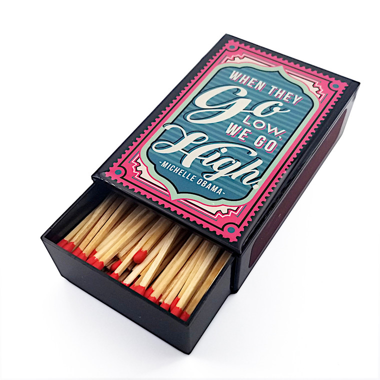 Slide Box with Matches - Obama Quote