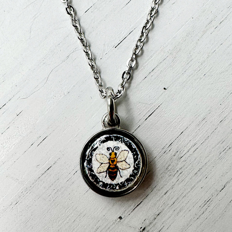 Spirit Lala Reversible Necklace- Bee