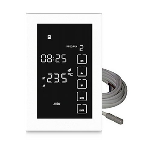 AT8V3 Dual zone glass touch-screen programmable thermostat & time clock