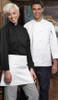 Classic chef coat style with knot bottons