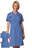 Scrub material dress for nurses