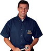 This poplin uniform shirt is stain resistant!