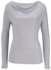 Long Sleeve Cowl Neck Uniform Blouse CLOSEOUT No Returns