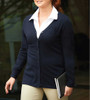 Ladies V-Neck Cardigan in Navy