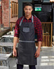 Contrast Denim Bib Apron