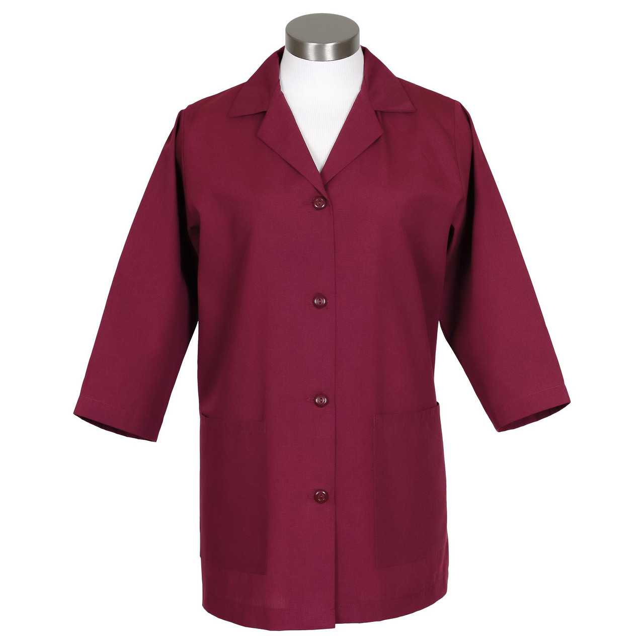 ジャケット・アウター SHAREEF COTTON PIQUE LABORATORY COAT SMS Non Woven Work Wear Lab Coat Disposable Jacket 40GSM