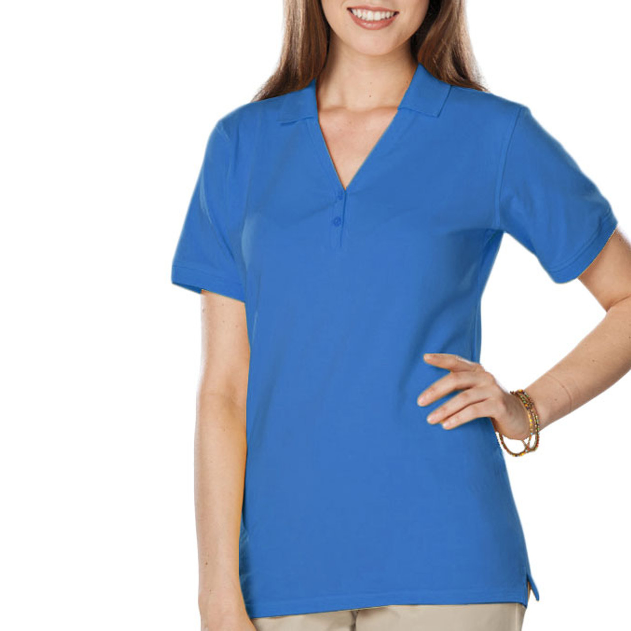 Ladies short discount sleeve polo shirts