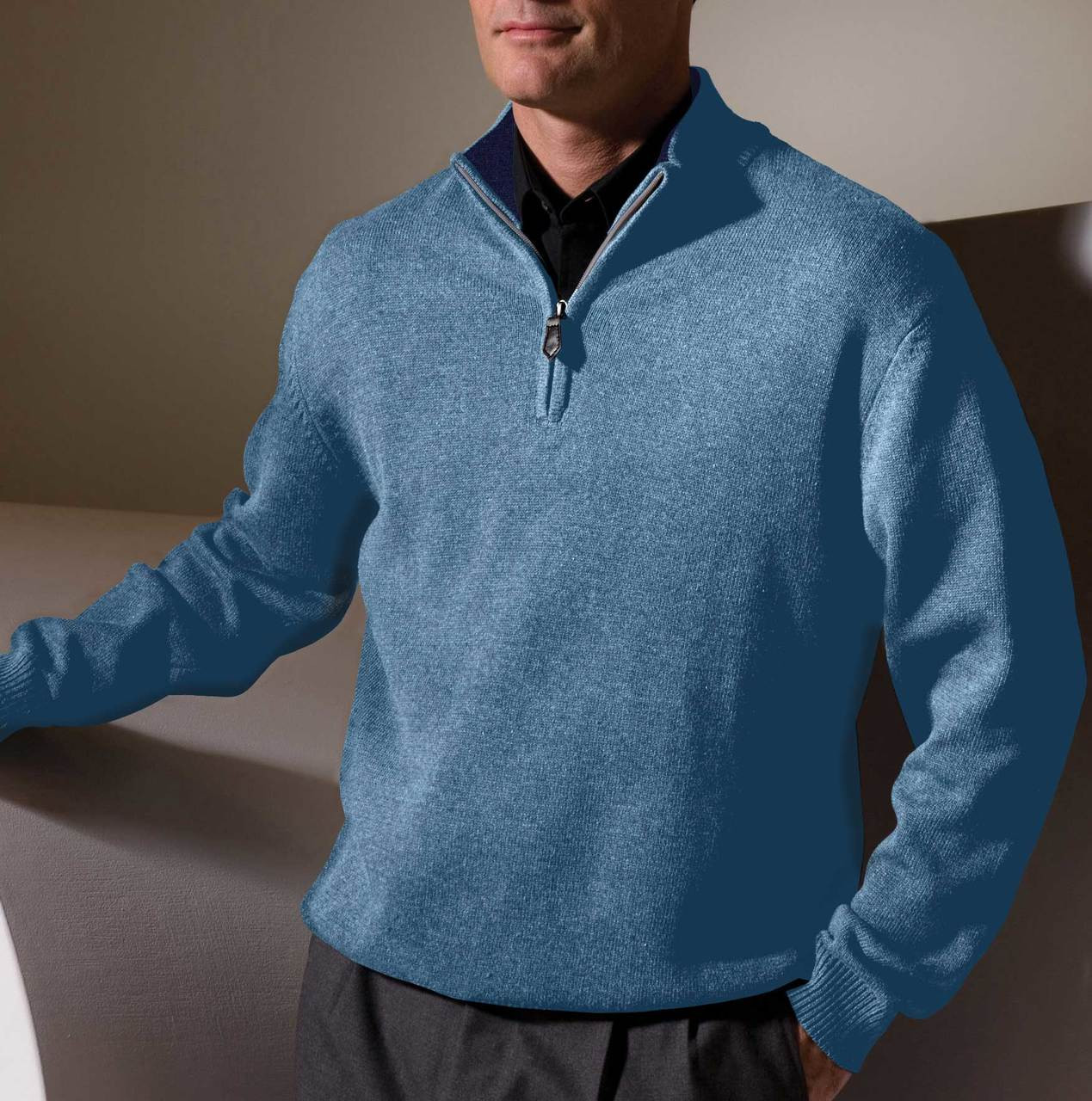 Quarter Zip Sweater