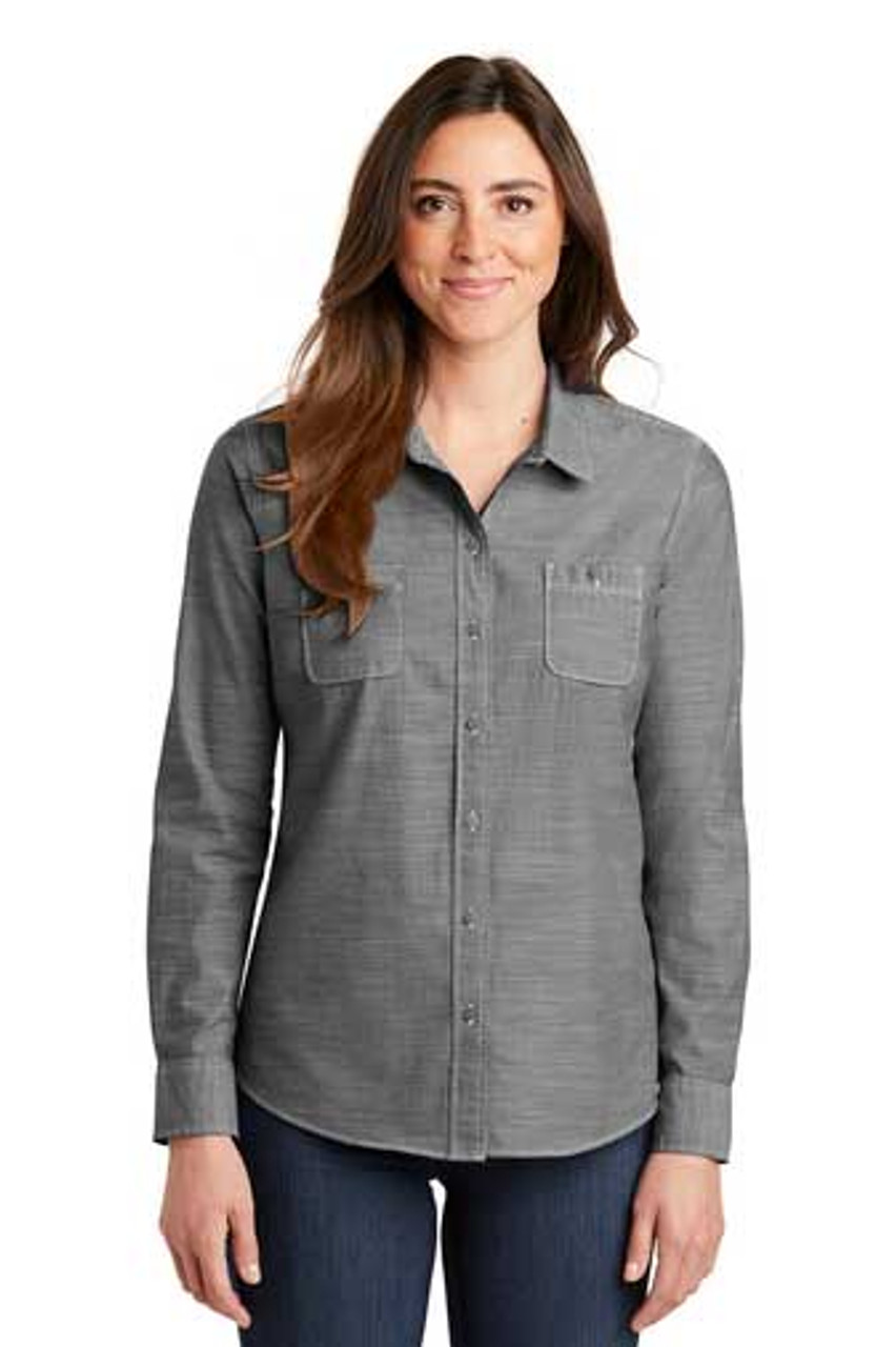 Port Authority® Slub Chambray Shirt