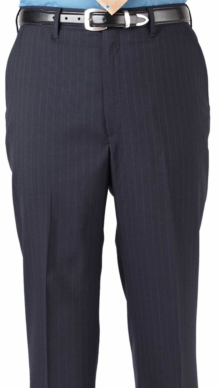 Cool pinstripe work pants for him!