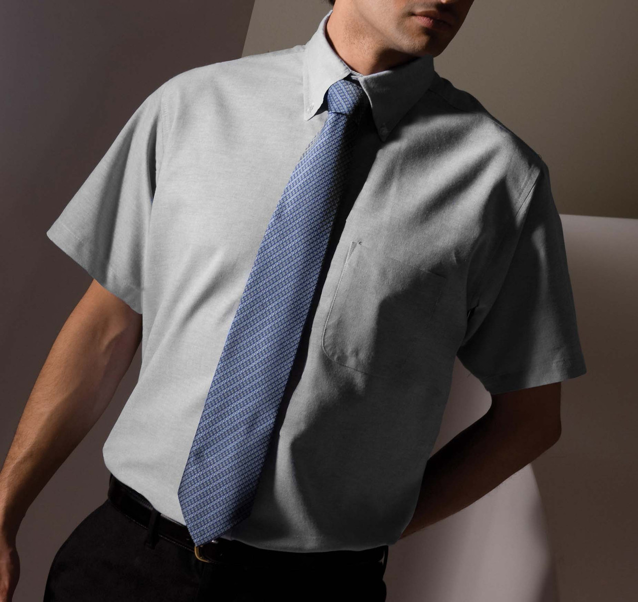 Short Sleeve Easy Care Oxford for Men