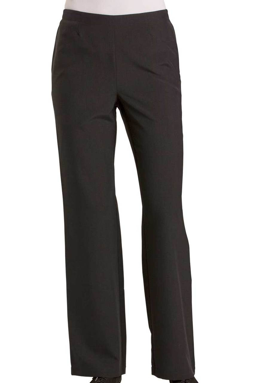 Women's Black Paperbag Waist Tapered Ladies' Trousers – Threadbare