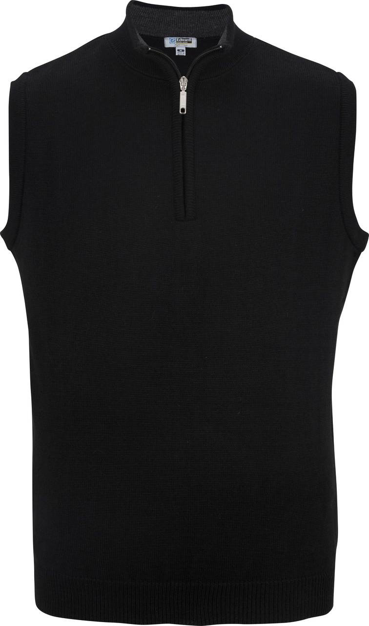 Employee Quarter Zip Sweater Vest -DISCONTINUED