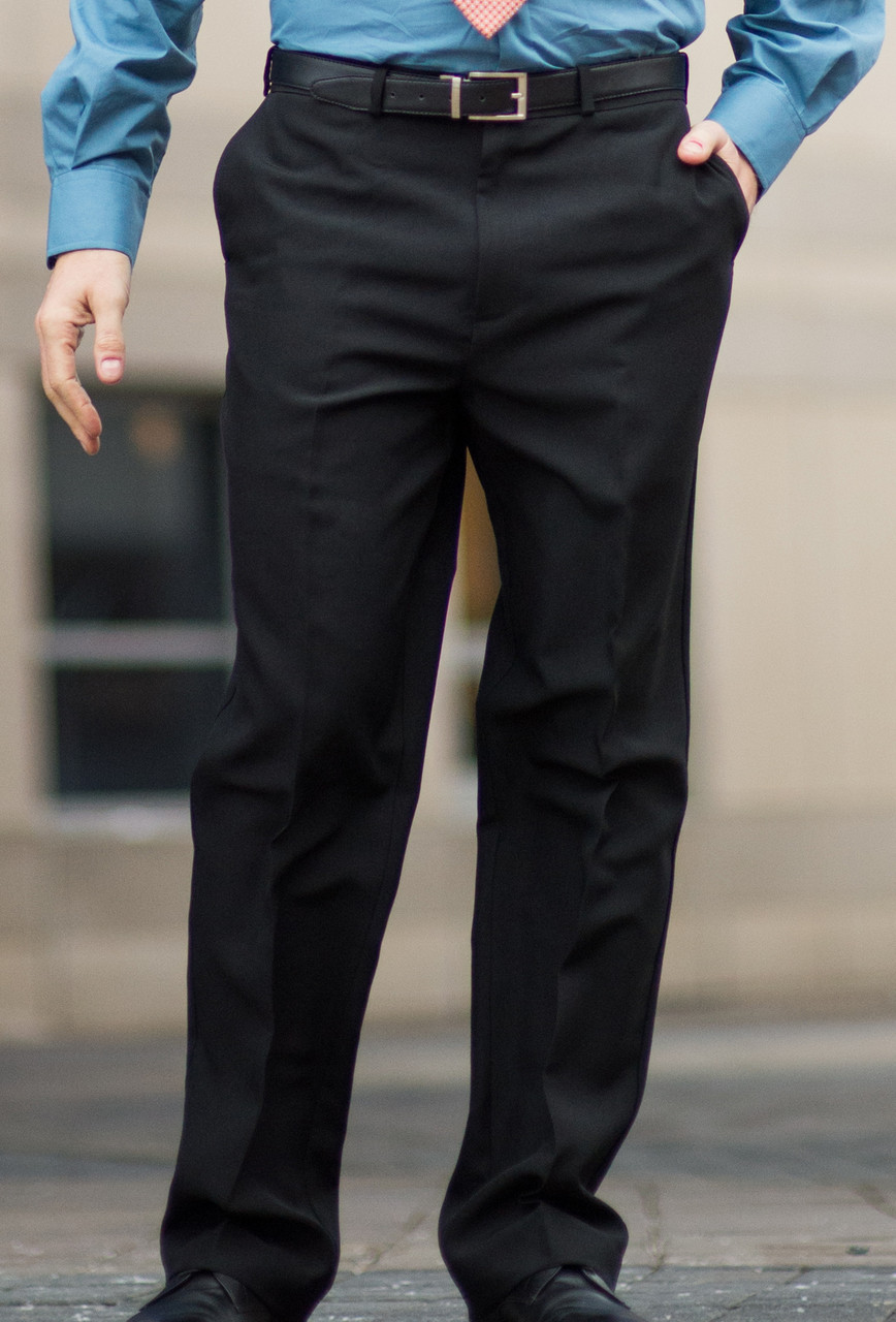 Formal Slim-fit slacks | Mens dress pants, Mens pants fashion, Mens pants