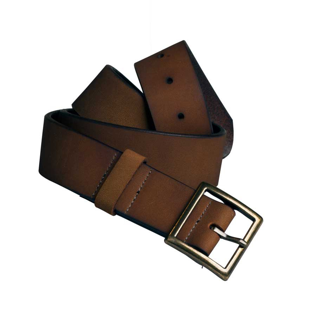 Rugged Leather Uniform Belt