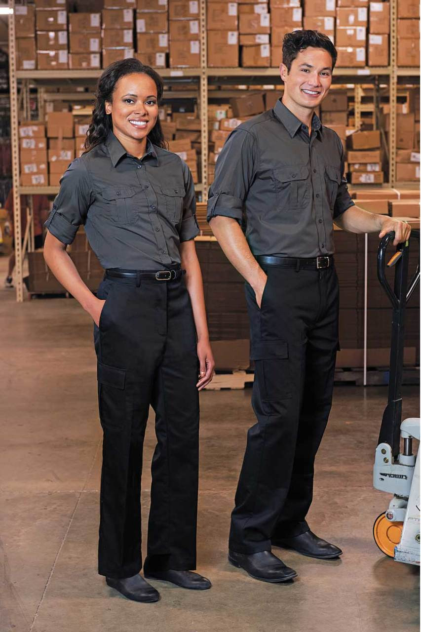 Ladies value uniform cargo pants.