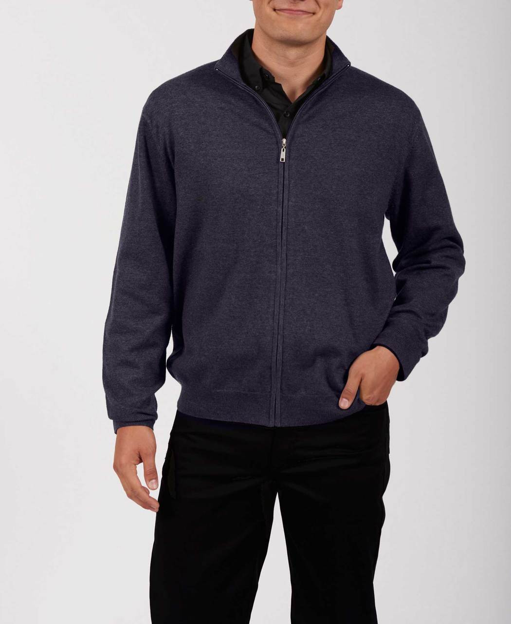 Men's Full Zip Cardigan Sweater