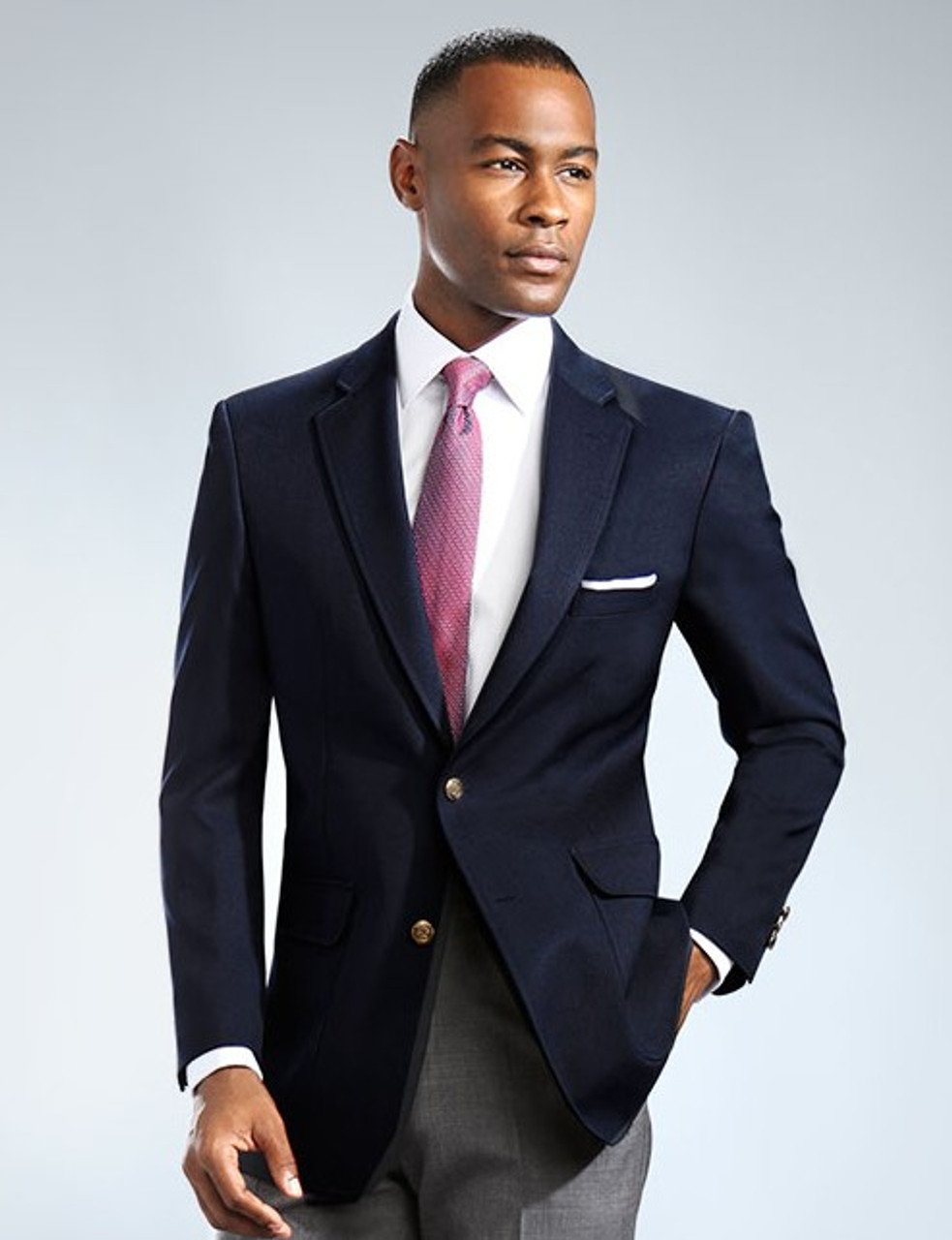 N.Hoolywood Black Two-Button Blazer