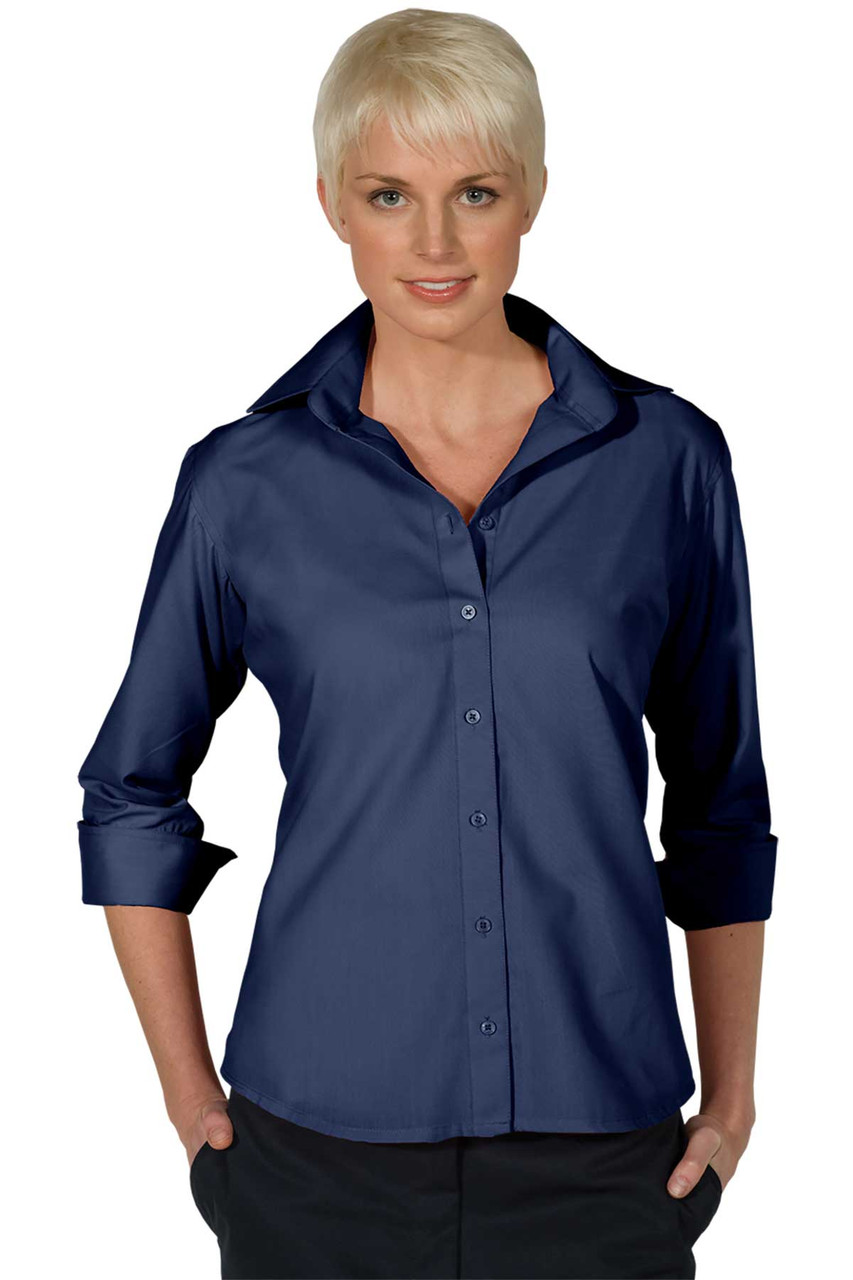 Lightweight 3/4 Sleeve Ladies Shirt | Waitstuff Uniforms